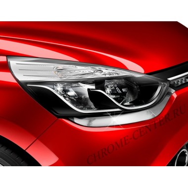 Окантовка передней оптики (нерж.сталь) Renault Clio IV (2012-) бренд – Omtec (Omsaline) главное фото